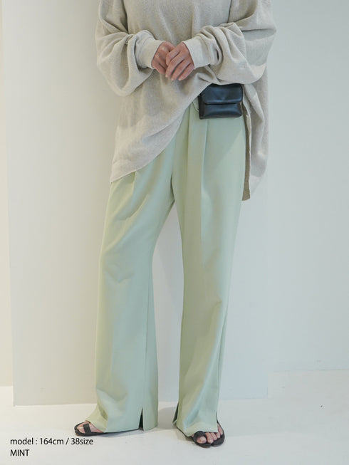 SIDE SLIT SLACKS /Y263-31107-2