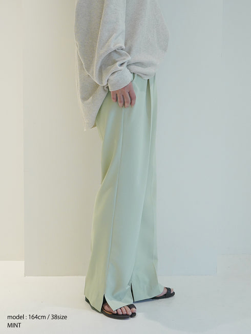 SIDE SLIT SLACKS /Y263-31107-2
