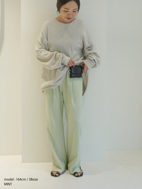 SIDE SLIT SLACKS /Y263-31107-2