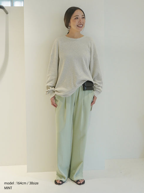 SIDE SLIT SLACKS /Y263-31107-2