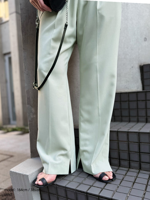 SIDE SLIT SLACKS /Y263-31107-2