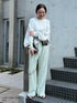 SIDE SLIT SLACKS /Y263-31107-2