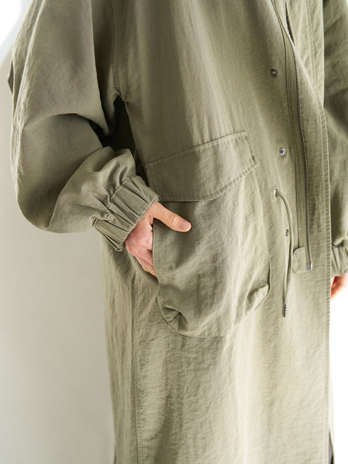 【 予約:9月中旬 】WASHED LONG COAT /Y263-42090