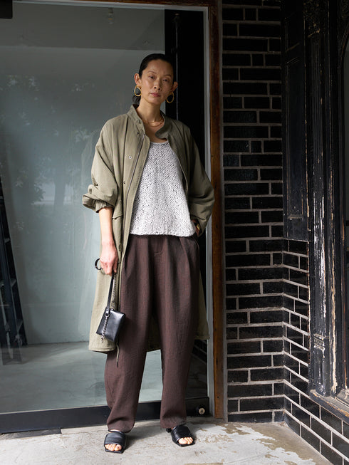 【 予約:9月中旬 】WASHED LONG COAT /Y263-42090