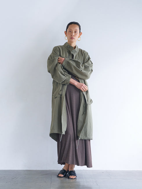 【 予約:9月中旬 】WASHED LONG COAT /Y263-42090
