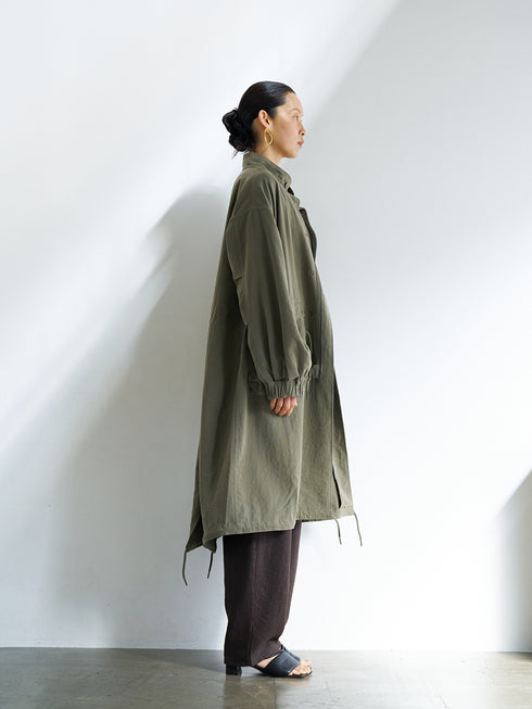 【 予約:9月中旬 】WASHED LONG COAT /Y263-42090