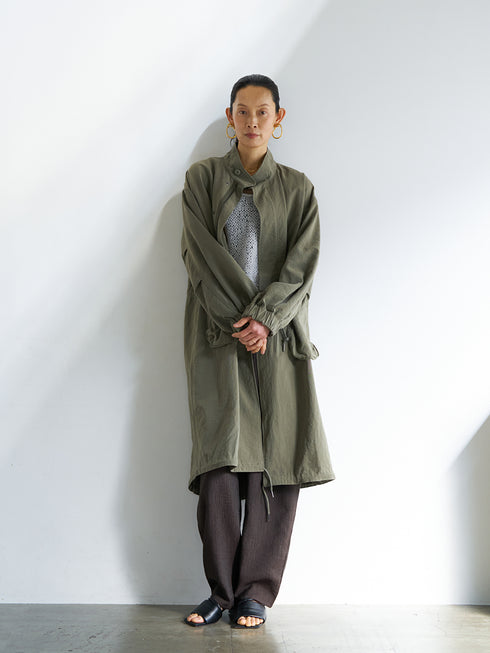 【 予約:9月中旬 】WASHED LONG COAT /Y263-42090