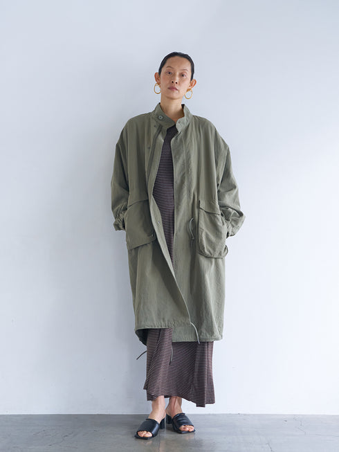 【 予約:9月中旬 】WASHED LONG COAT /Y263-42090