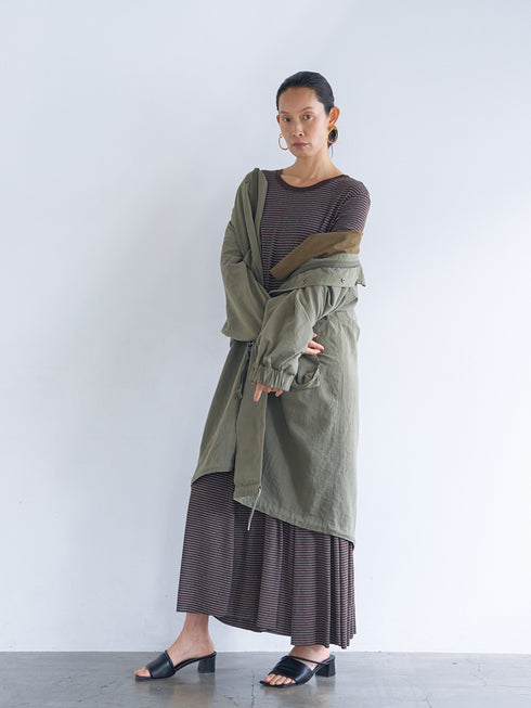【 予約:9月中旬 】WASHED LONG COAT /Y263-42090