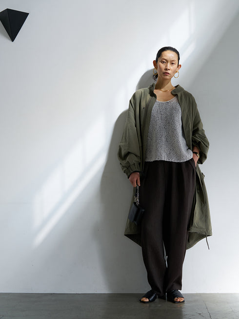 【 予約:9月中旬 】WASHED LONG COAT /Y263-42090