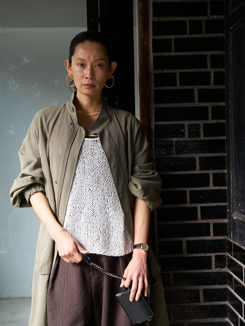 【 予約:9月中旬 】WASHED LONG COAT /Y263-42090