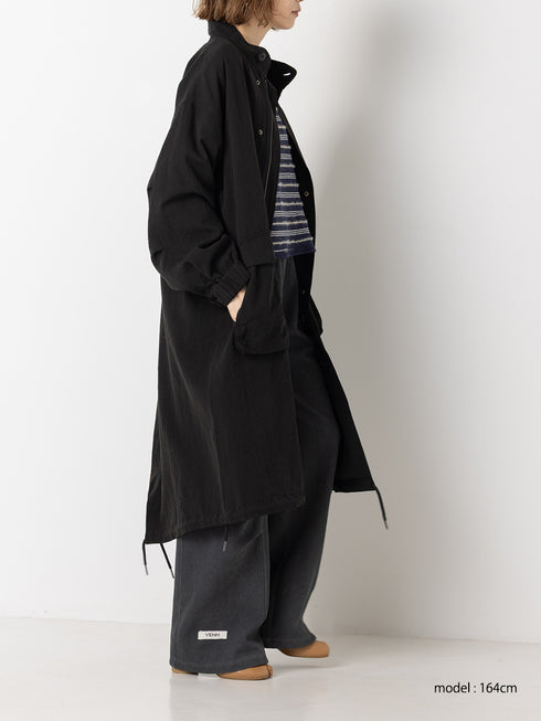 【 予約:9月中旬 】WASHED LONG COAT /Y263-42090