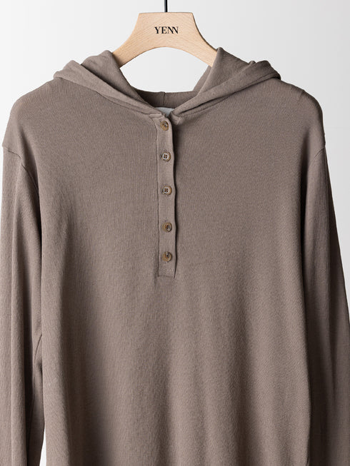 【 予約:6月中旬 】HENRY HOODIE LONGTEE /Y263-82085