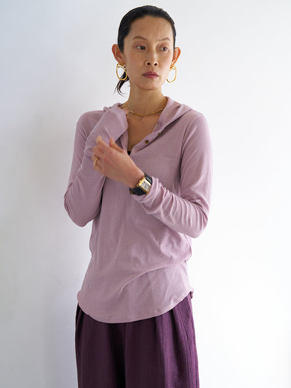 【 予約:10月中旬 】HENRY HOODIE LONGTEE /Y263-82085-2
