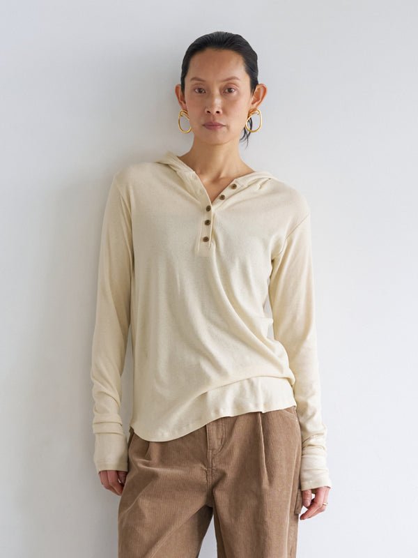 【 予約:6月中旬 】HENRY HOODIE LONGTEE /Y263-82085