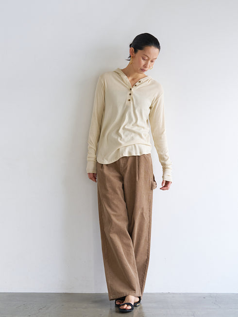 【 予約:6月中旬 】HENRY HOODIE LONGTEE /Y263-82085