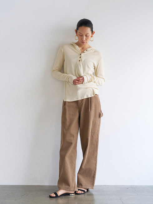 【 予約:6月中旬 】HENRY HOODIE LONGTEE /Y263-82085