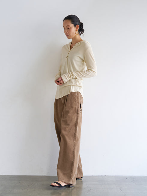 【 予約:6月中旬 】HENRY HOODIE LONGTEE /Y263-82085