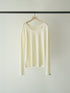 【 予約:6月中旬 】U-NECK LONG TEE /Y263-82089