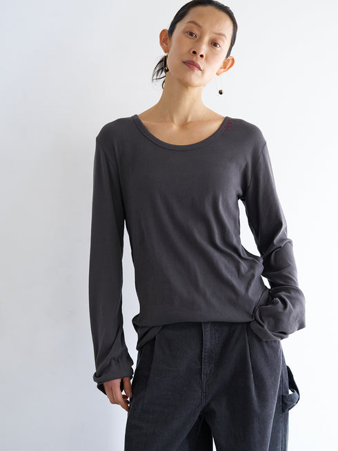 【 予約:6月中旬 】U-NECK LONG TEE /Y263-82089