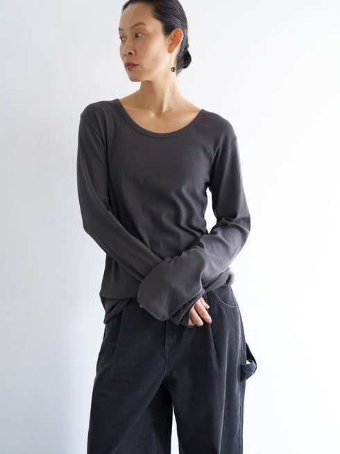 【 予約:6月中旬 】U-NECK LONG TEE /Y263-82089