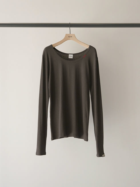 【 予約:6月中旬 】U-NECK LONG TEE /Y263-82089