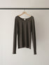 【 予約:6月中旬 】U-NECK LONG TEE /Y263-82089