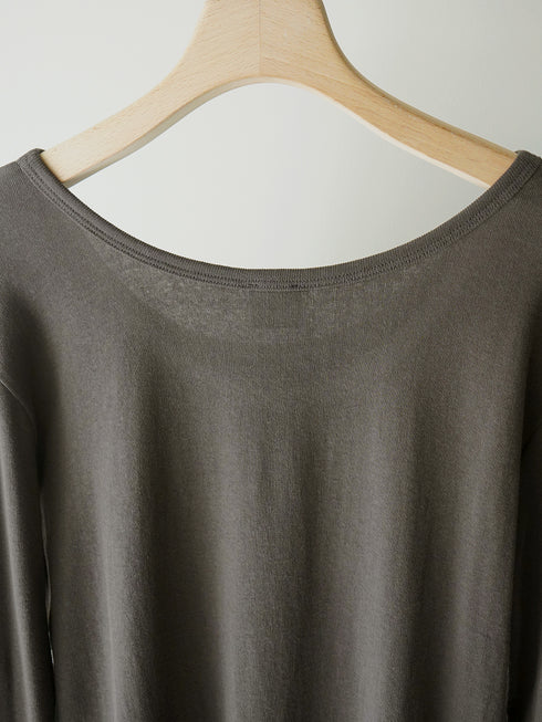 【 予約:6月中旬 】U-NECK LONG TEE /Y263-82089