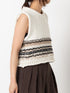 MOLE JACQUARD VEST /Y263-91099