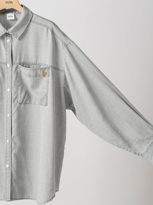 【 予約:1月中旬 】FADED OVERSIZE SHIRT /Y264-11134