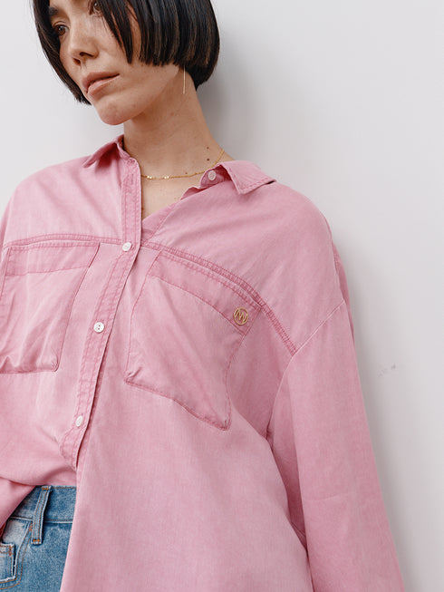 【 予約:1月中旬 】FADED OVERSIZE SHIRT /Y264-11134