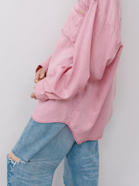 【 予約:1月中旬 】FADED OVERSIZE SHIRT /Y264-11134