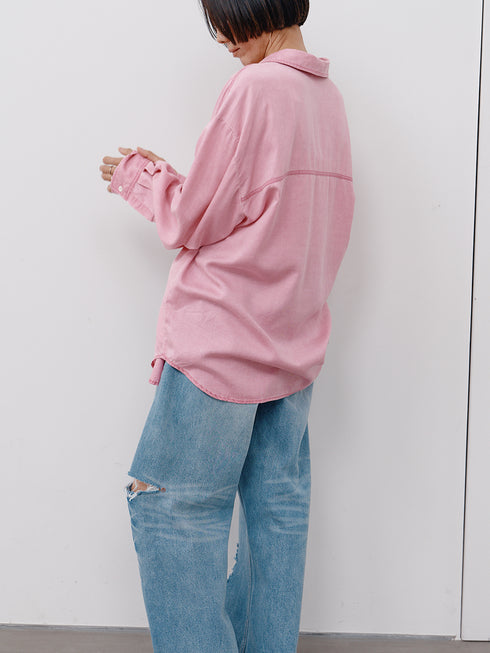 【 予約:1月中旬 】FADED OVERSIZE SHIRT /Y264-11134