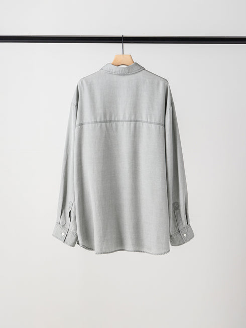 【 予約:1月中旬 】FADED OVERSIZE SHIRT /Y264-11134