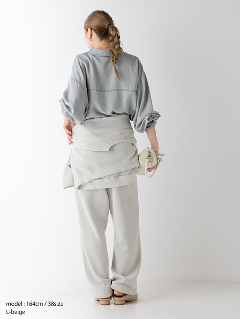 【 予約:1月中旬 】FADED OVERSIZE SHIRT /Y264-11134