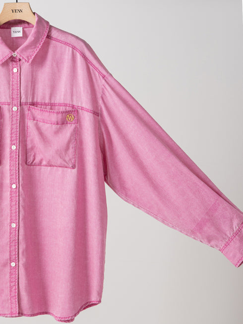 【 予約:1月中旬 】FADED OVERSIZE SHIRT /Y264-11134