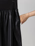 【 予約:11月中旬 】RIB FAUX LEATHER PT /Y264-31117