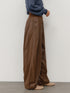 【 予約:11月中旬 】RIB FAUX LEATHER PT /Y264-31117