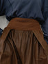 【 予約:11月中旬 】RIB FAUX LEATHER PT /Y264-31117