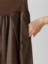 【 予約:11月中旬 】RIB FAUX LEATHER PT /Y264-31117