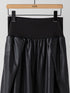 【 予約:11月中旬 】RIB FAUX LEATHER PT /Y264-31117