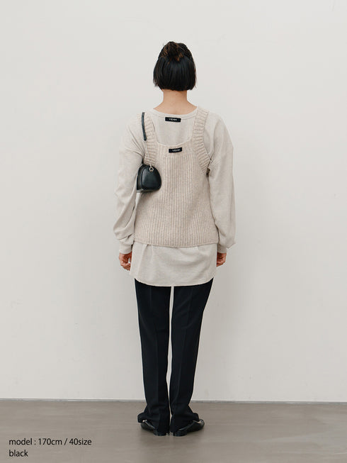【 予約:11月中旬 】CENTER PRESS SLIM PT /Y264-31118