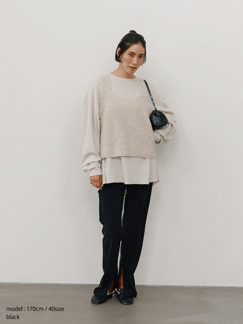 【 予約:11月中旬 】CENTER PRESS SLIM PT /Y264-31118