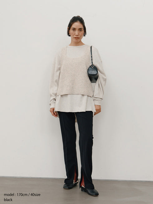 【 予約:11月中旬 】CENTER PRESS SLIM PT /Y264-31118