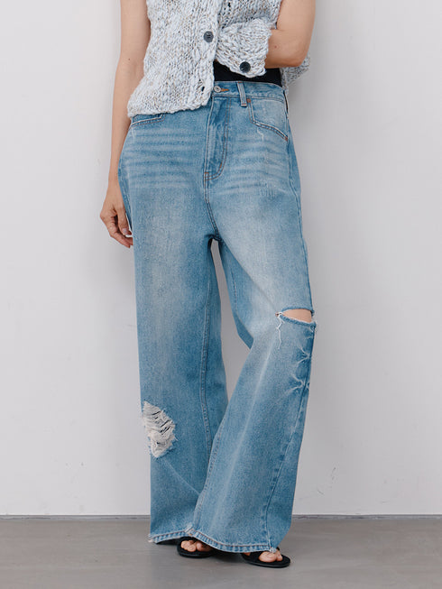 【 予約:1月中旬 】HIGH DAMAGED WIDE PT /Y264-31140