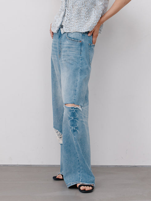 【 予約:1月中旬 】HIGH DAMAGED WIDE PT /Y264-31140