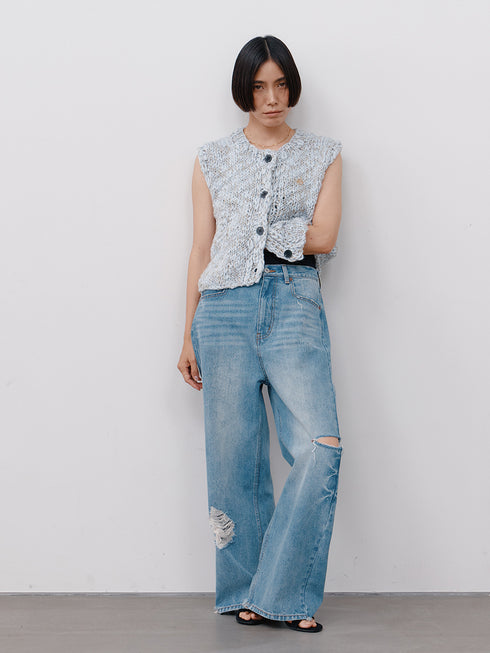 【 予約:1月中旬 】HIGH DAMAGED WIDE PT /Y264-31140