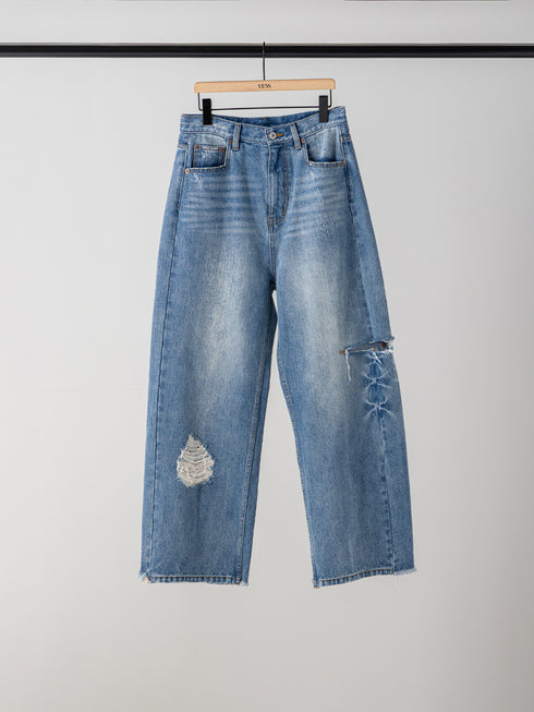 【 予約:1月中旬 】HIGH DAMAGED WIDE PT /Y264-31140