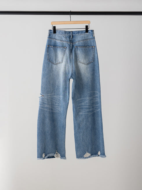 【 予約:1月中旬 】HIGH DAMAGED WIDE PT /Y264-31140