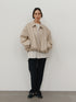 【 予約:11月中旬 】LEATHER LIKE BLOUSON/Y264-42119